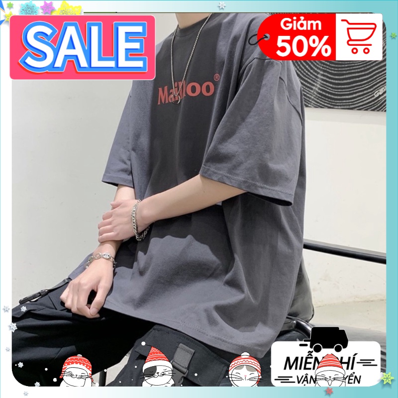 Áo thun nam nữ tay lỡ form rộng unisex mẫu mới nhất A101