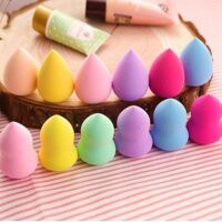 Bông Mút Tán Kem Nền Hồ Lô, Giọt Nước