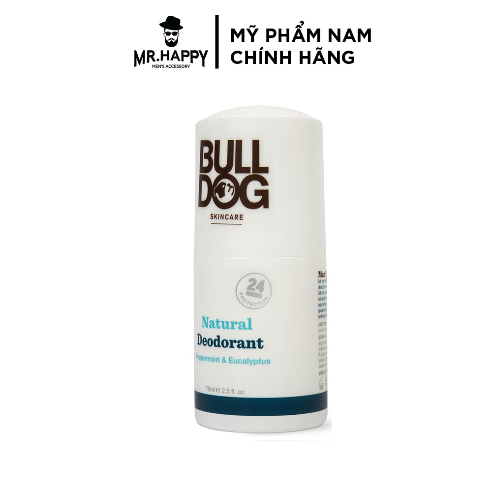 Lăn khử mùi Bulldog Peppermint & Eucalyptus Natural Deodorant 75ml