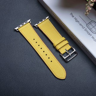 Dây da apple watch - Da Epsom vàng chanh