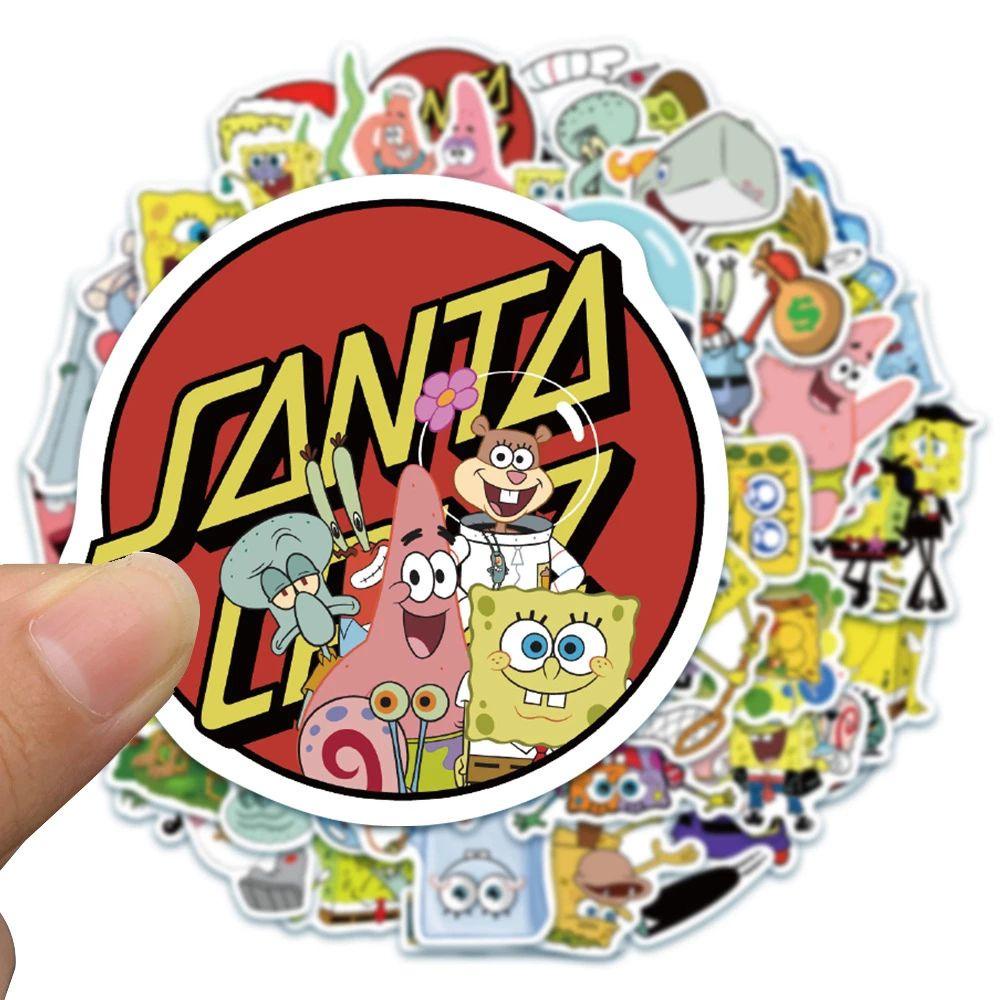 Sticker Dán Trang Trí Sổ Tay / Điện Thoại Hình Bọt Biển Tinh Tế DIY