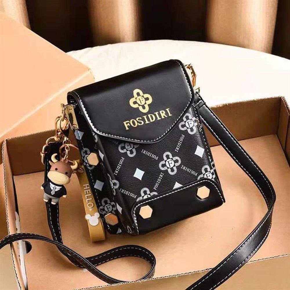 Túi Da PU Đựng Điện Thoại / Tiền Xu Nhỏ Xinh Thời Trang Retro Cho Nữ
