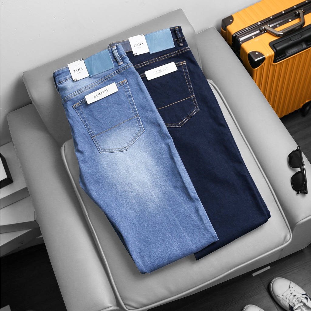 BIGSIZE - Quần jean dài thời trang nam form bigsizemen 80-130 trơn