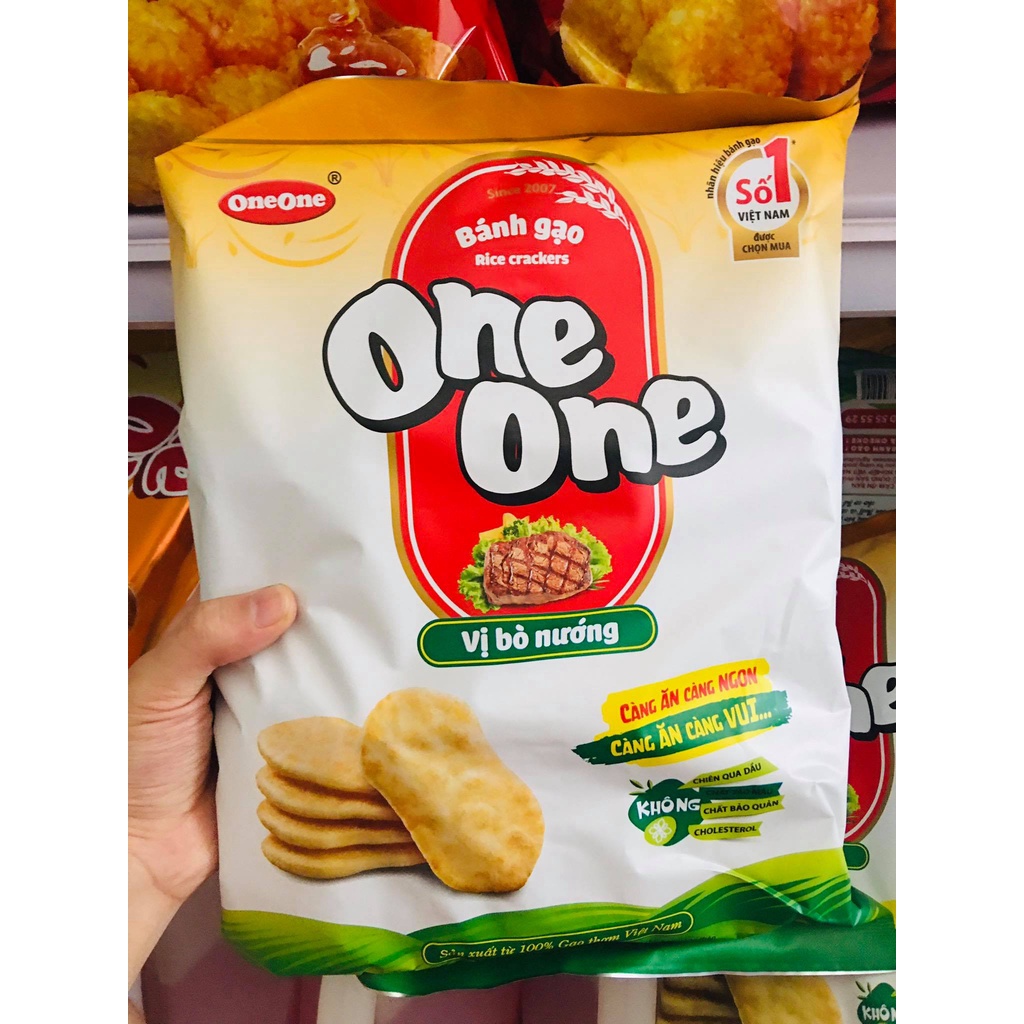 Bánh Gạo Mặn One One Vị Bò Nướng