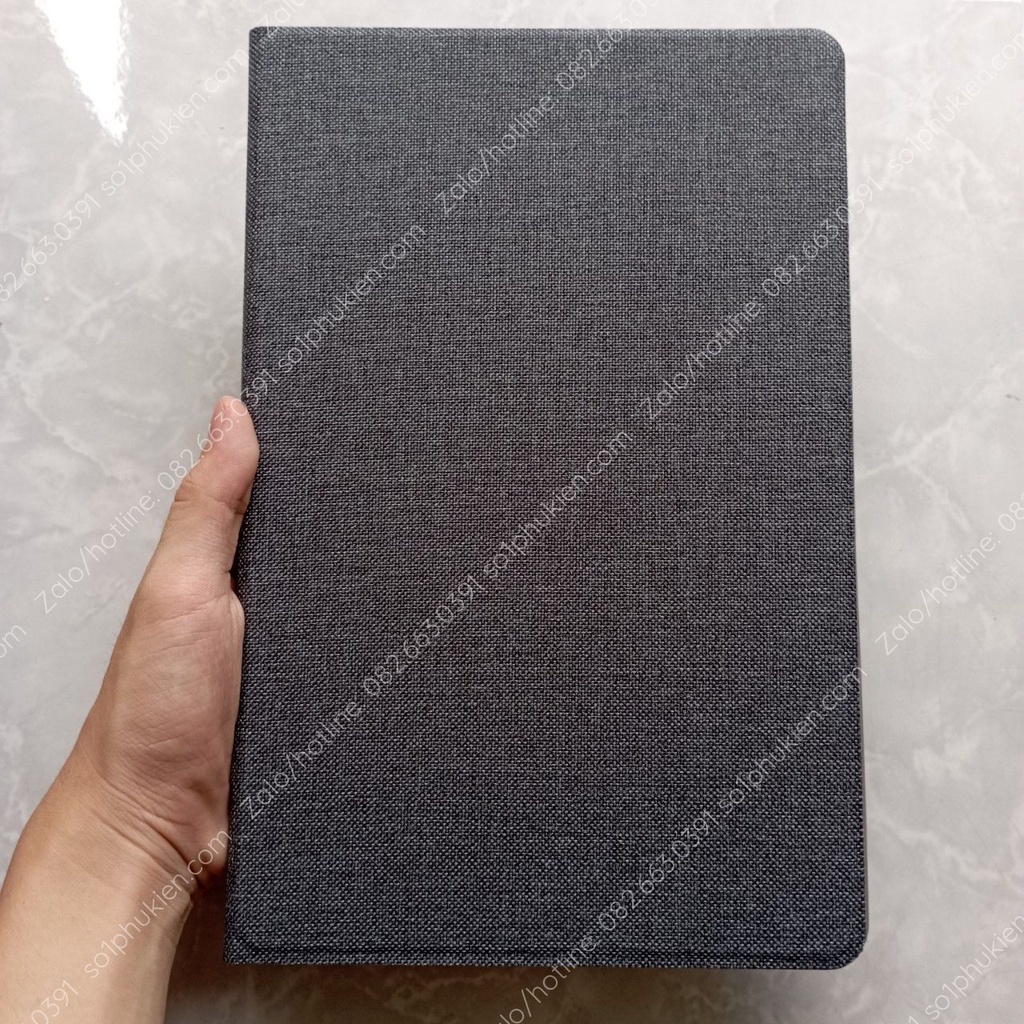 Bao da Huawei Mediapad M5 lite 10.1 inch da vải cực chất, mặt trong da mịn,chống xem phim, ốp silicon bền đẹp