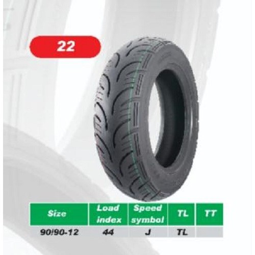 Vỏ lốp 90-90-12 Camel Thái dùng cho xe tay ga trước SCR-Lead - TS000212
