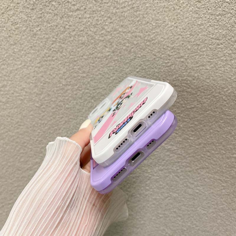 Ốp Điện Thoại TPU Mềm In Hình Cô Gái Hoạt Hình Cho Iphone 13 12 11 Pro Promax 7 8 Plus X XR XSMax