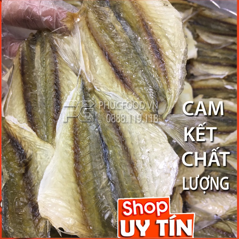 Free Ship Cá Chỉ Vàng Khô Ngọt Ít Xương, Dày Mình, Đảm Bảo Tươi Sạch Bán Lẻ  500 Gam, 1 Kg.