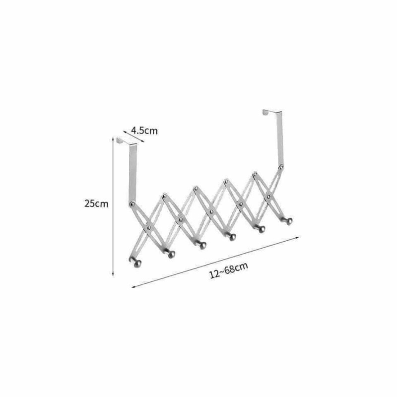 Móc Treo Quần Áo Thông Minh Sau cửa Zicac Gấp Gọn