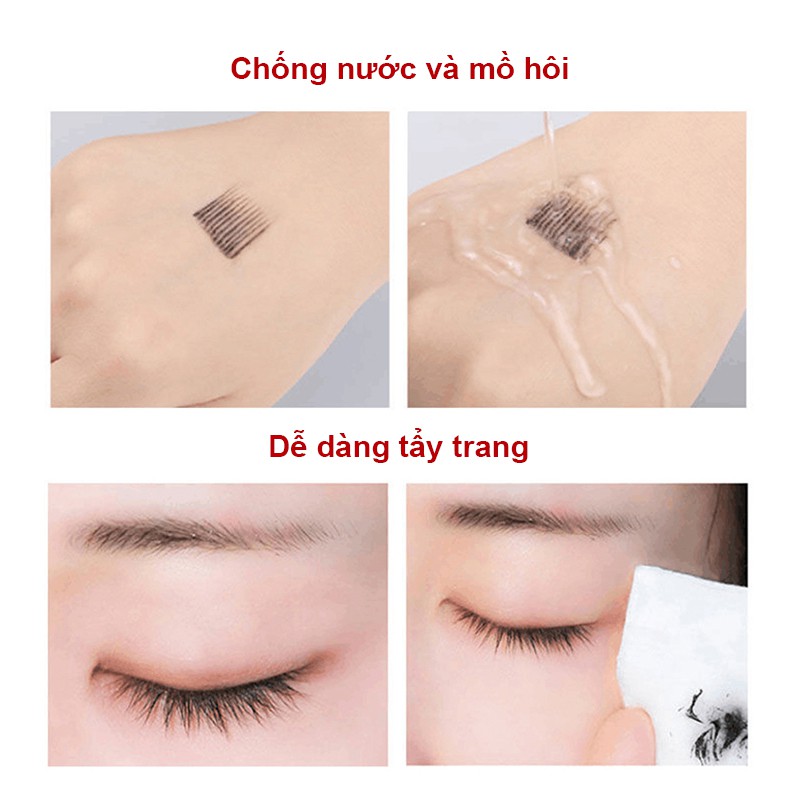 Bộ trang điểm mắt LAMEILA Mascara + Kẻ Mắt + Phấn mắt 12 màu Bộ Trang Điểm