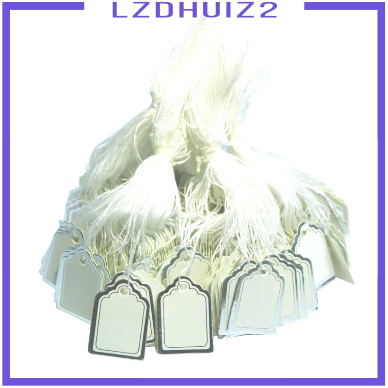 Set 500 Nhãn Đánh Dấu Trang Sức Les Fleurs Kèm Dây