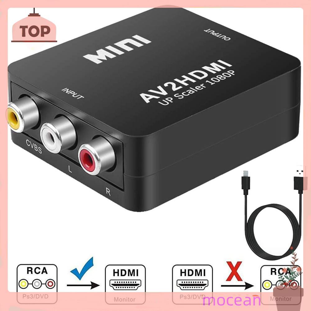 Bộ Chuyển Đổi Video Av Sang Hdmi-Compatible 1080p Mini Av2Hdmi Cho Hdtv