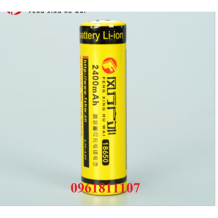 pin 18650 2400MAh hàng tốt