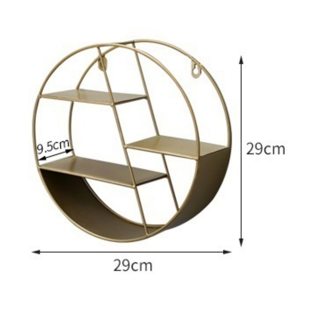Kệ treo tường hình tròn quả cầu - Decor, trang trí nhà cửa