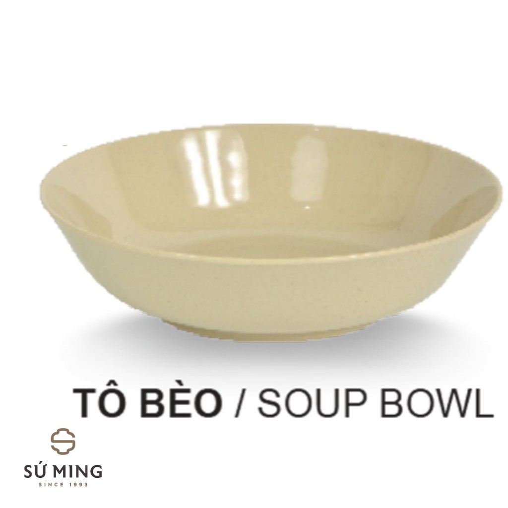 [Mã LIFE20KALL giảm 10% đơn 50K] Bát Ăn Mì, Phở, Bún Nâu Đá Nhựa Melamine Cao Cấp Dùng Trong Nhà Hàng, Quán Ăn