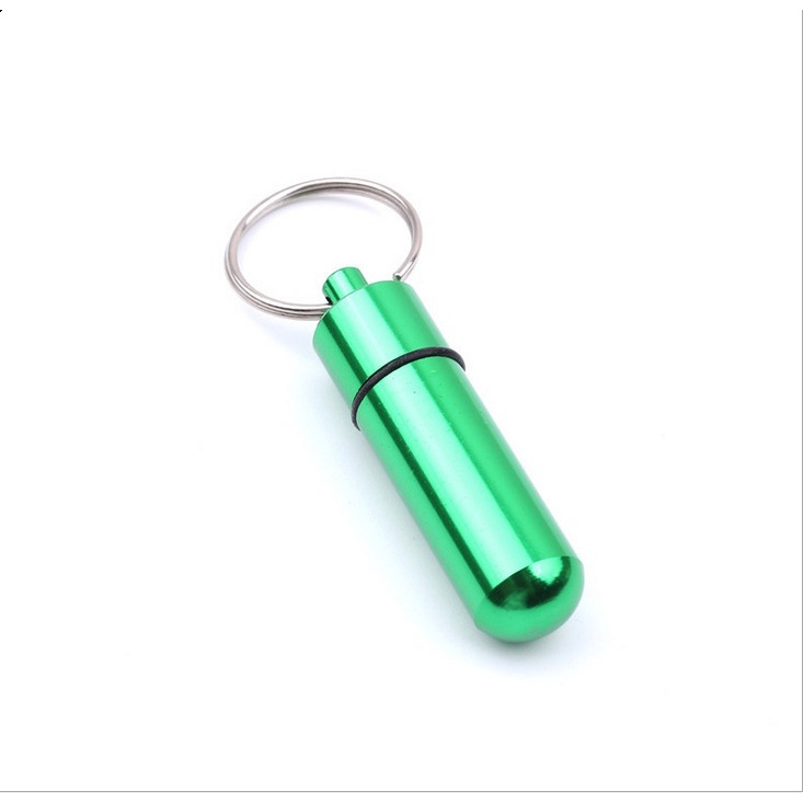 Hộp đựng tăm xỉa răng bằng hợp kim nhôm hình viên thuốc thời trang