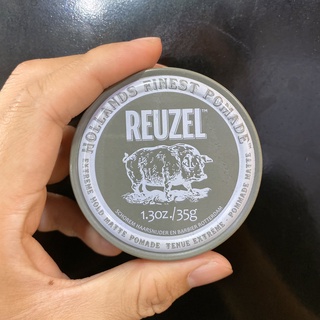 Sáp vuốt tóc nam - Reuzel - Extreme Hold Matte 35gr
