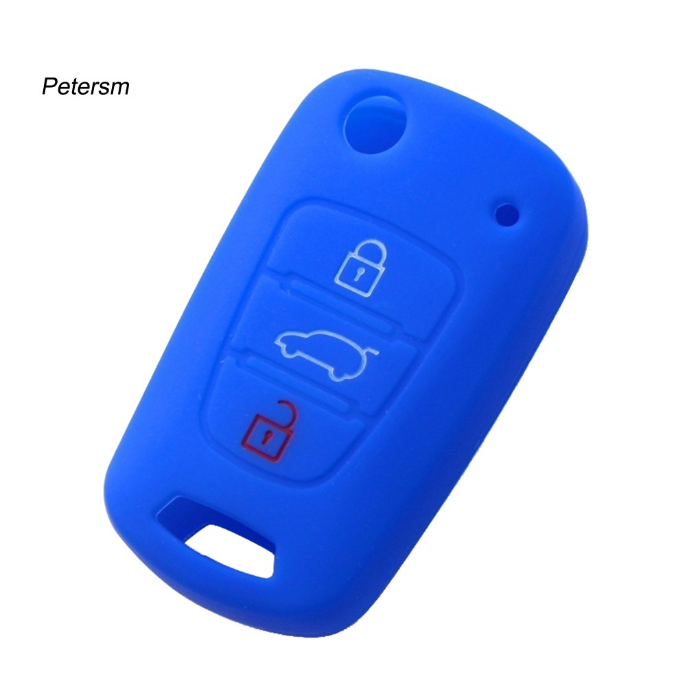 Vỏ bọc chìa khóa điều khiển từ xa xe Huyndai I30 I35 chất liệu silicone