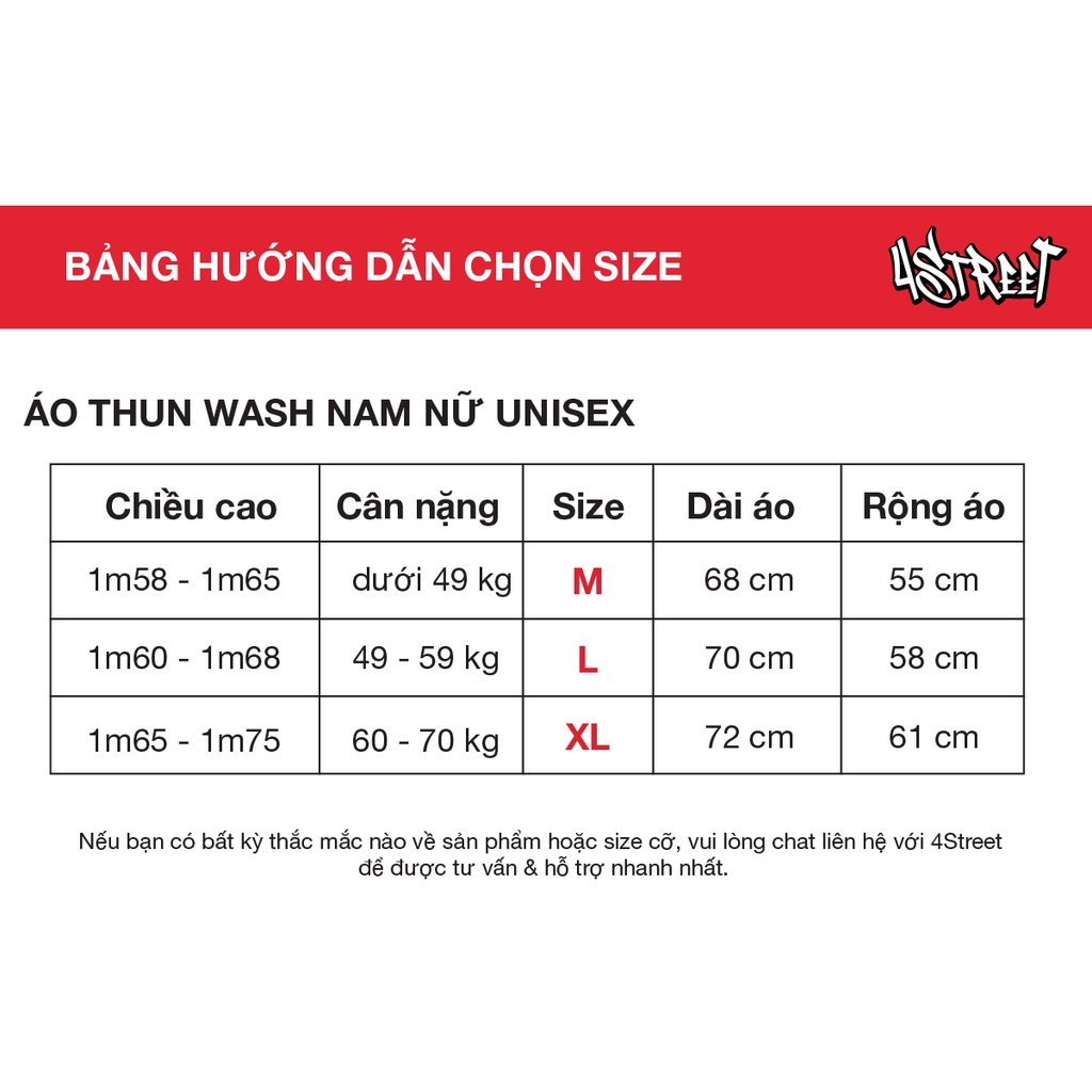 Áo thun tay lỡ nam nữ unisex Wash, phông form rộng oversize 100% Cotton đen 4ST-T09 4Street