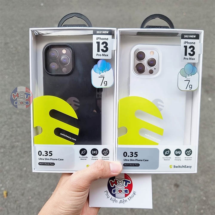 Ốp lưng siêu mỏng SwitchEasy Ultra Slim Case 0.35mm cho IP 13 Pro Max / 13 Pro / 13