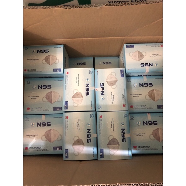 Khẩu Trang N95 - KN95 Chính Hãng Thương Hiệu Cửu Long Có Van Thở (hộp/10c) | BigBuy360 - bigbuy360.vn