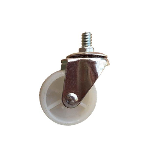 Bánh xe nhựa 40mm, ốc M8 loại vit và xoay siêu êm, chịu lực