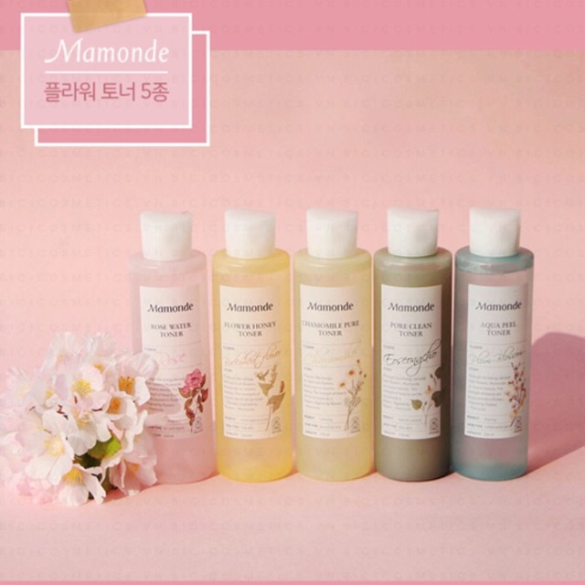 NƯỚC HOA HỒNG MAMONDE 250ML ĐỦ DÒNG