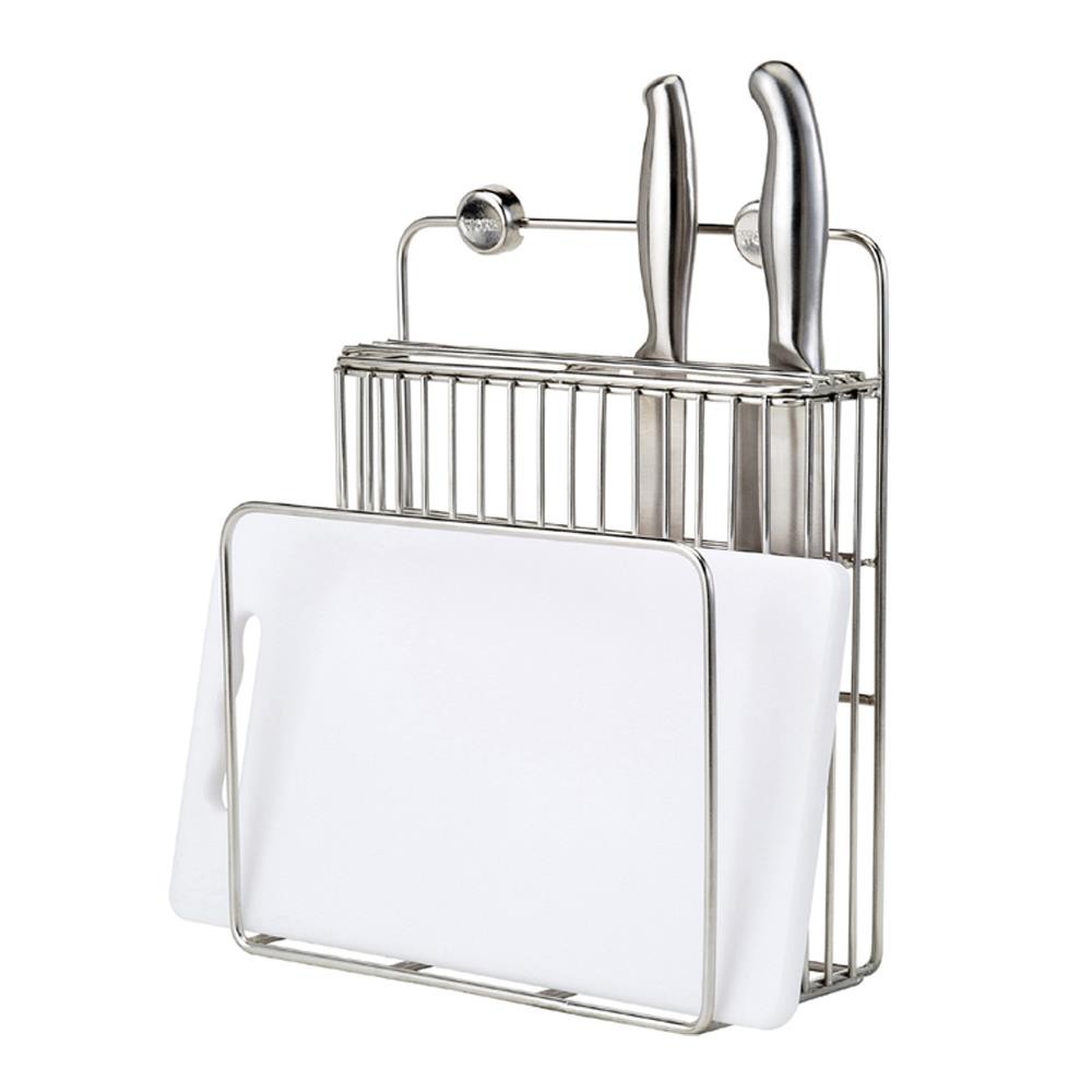 HomeBase KECH Kệ giá để dao thớt bằng thép không gỉ Thái Lan W22xD11xH18.5 Cm