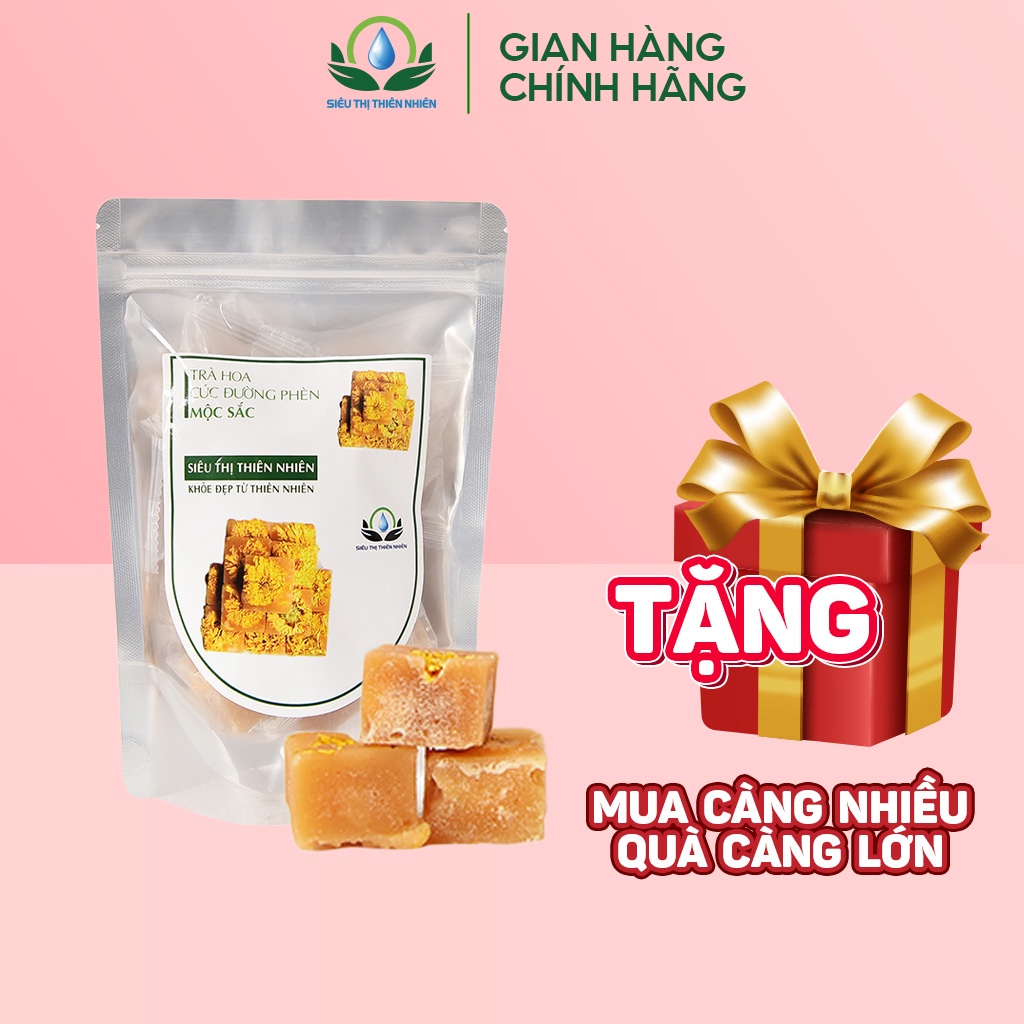 Trà Hoa Cúc Đường Phèn SIÊU THỊ THIÊN NHIÊN, Thanh Lọc Cơ Thể, Tăng Cường Trí Nhớ