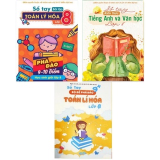Combo 3 cuốn sổ tay lớp 8