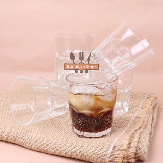 BỘ LY THỦY TINH 8 GÓC DẠNG THẤP LTT01