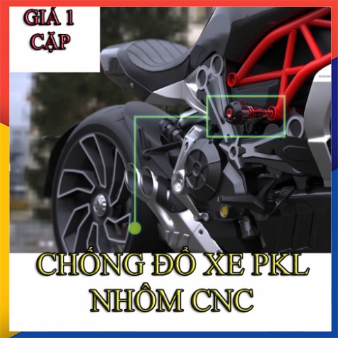 GÙ CHỐNG ĐỔ DUCATI CHO XE PKL