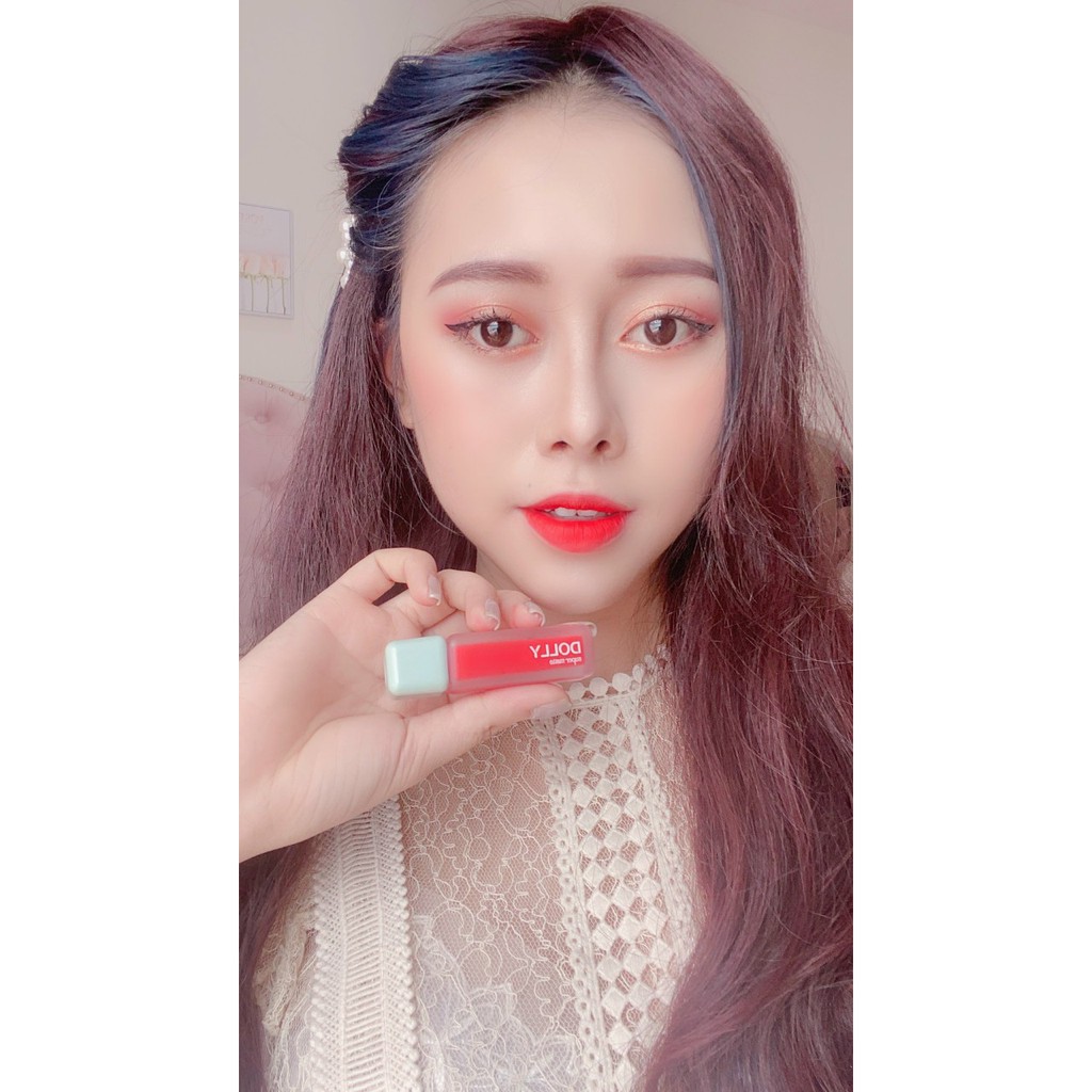 Combo 10 Son cao cấp DOLLY SUPER MATTE siêu lì, bền màu,không chì, mùi thơm tự nhiên, 10 màu hot trend 2021 cao cấp | BigBuy360 - bigbuy360.vn