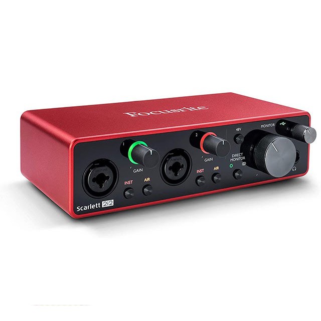 Sound card thu âm Focusrite Scarlett 2i2 Gen 3