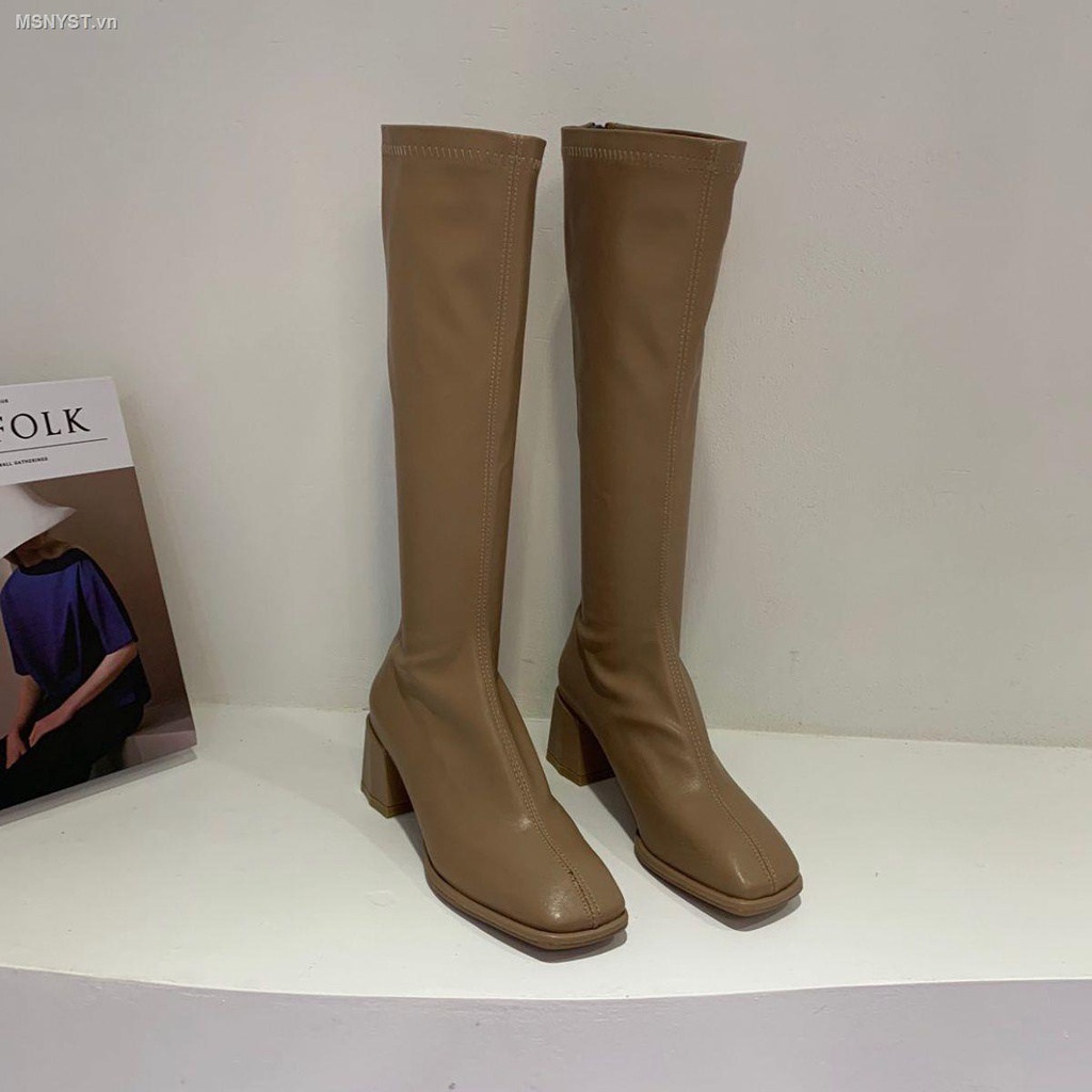 Giày bốt cao cổ qua gối thời trang xuân thu cho nữ | BigBuy360 - bigbuy360.vn
