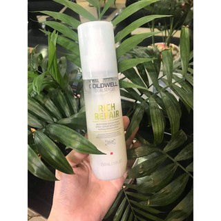 XỊT DƯỠNG TÓC GOLDWELL RICH REPAIR RESTORING SIÊU PHỤC HỒI TÓC HƯ NEW 150ML