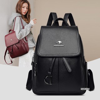 (Video, Ảnh thật) Balo nữ công sở Hàn Quốc, Balo da thời trang nữ, trẻ trung, nhiều ngăn, vừa A4 đi làm, đi chơi NKU006