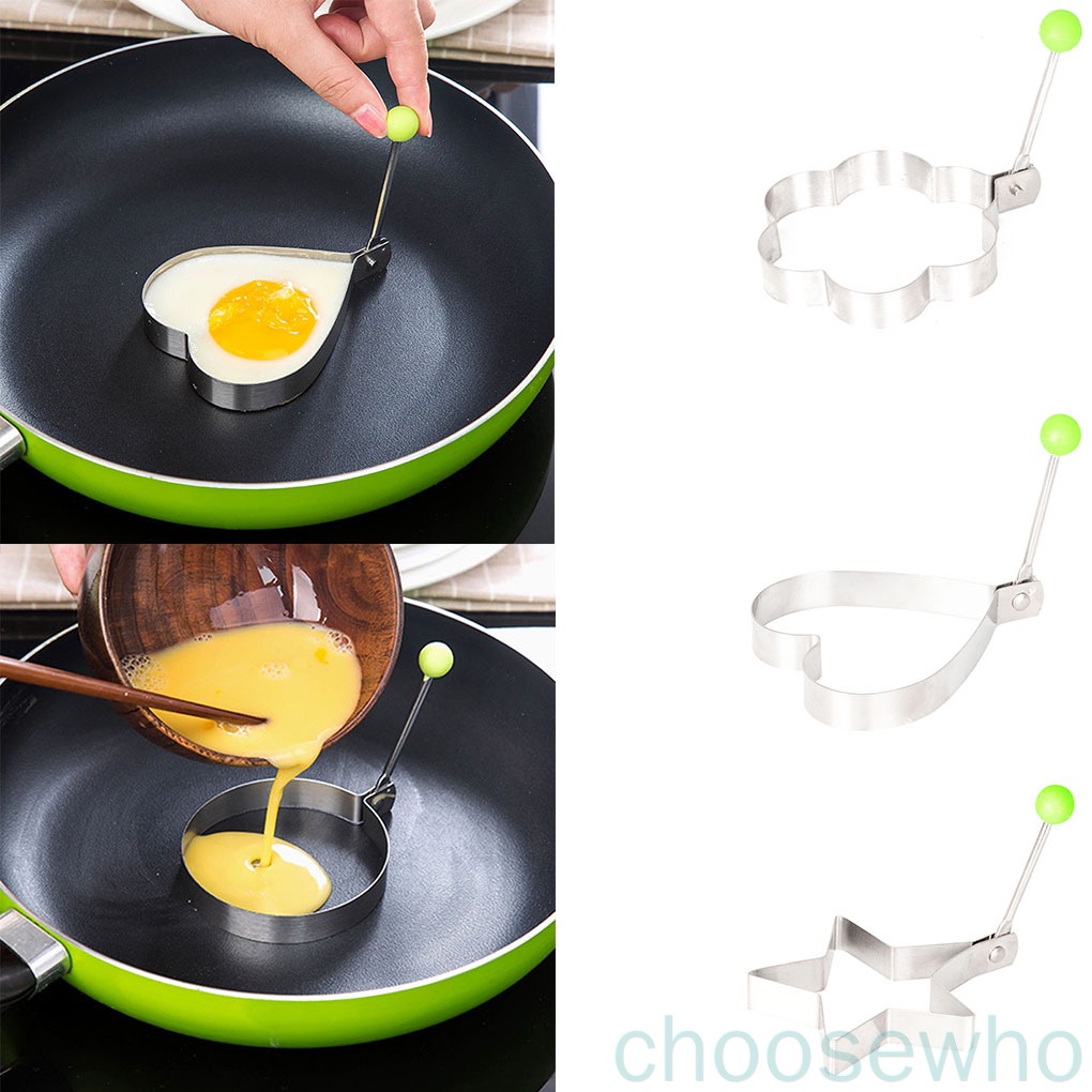 Khuôn chiên trứng ốp la bằng thép không gỉ tiện dụng