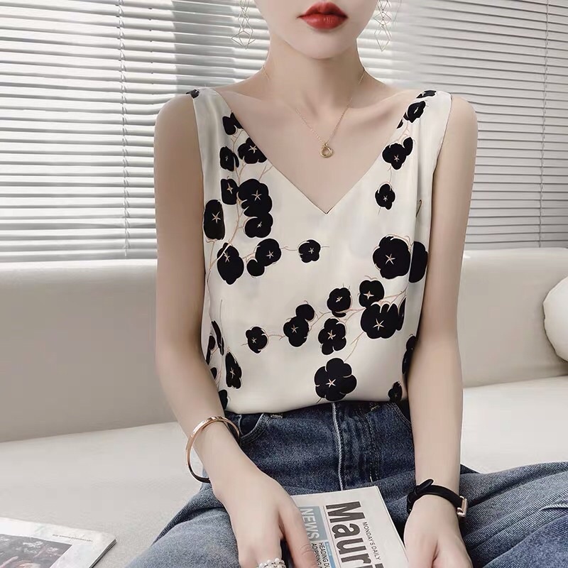 Các mẫu áo ba lỗ nữ cao cấp, kiểu dáng trẻ trung, phong cách NV0804