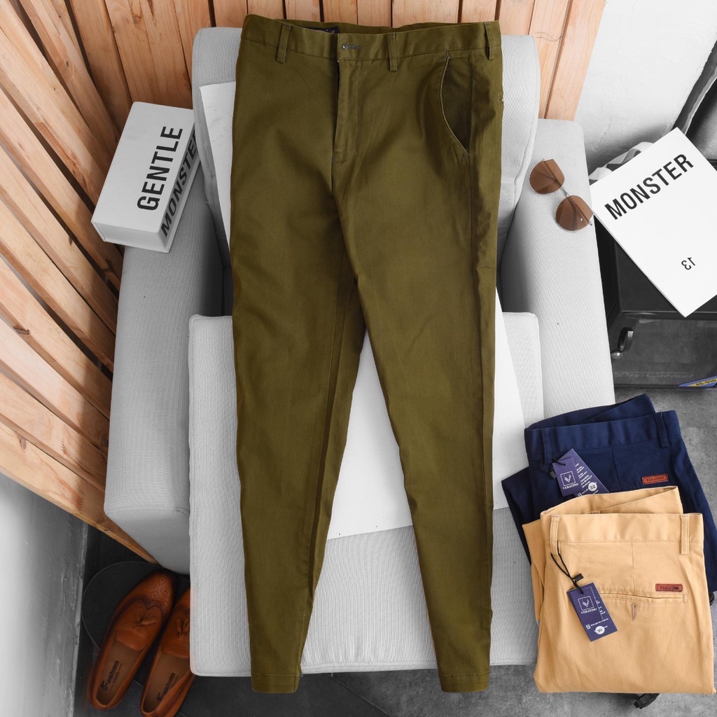 Quần Kaki Nam Chất Cao Cấp Siêu nhẹ Dáng Âu Vicero Phong Cách Công Sở