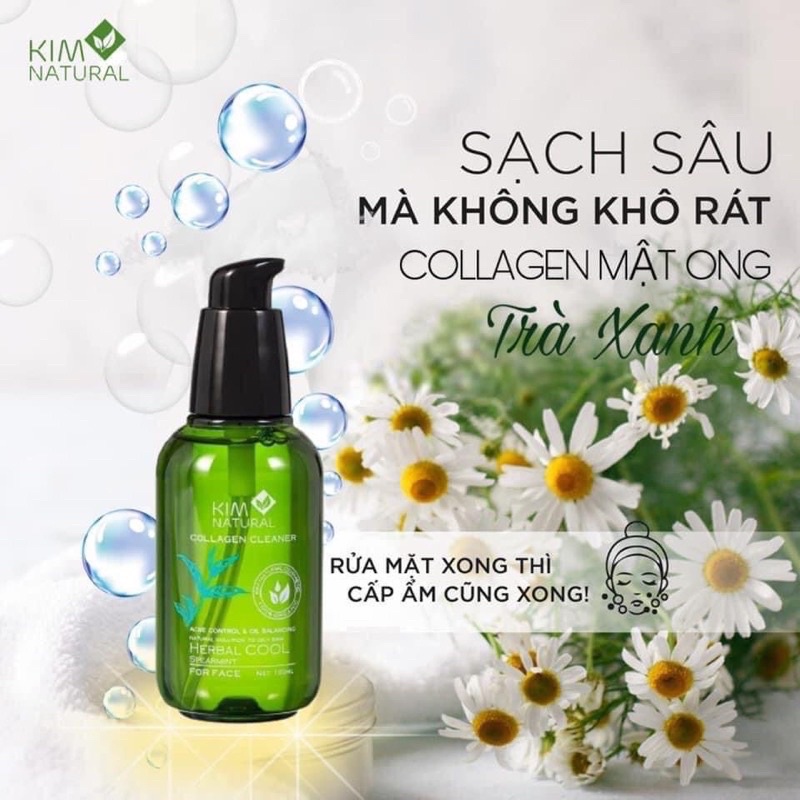 SỬA RỬA MẶT COLLAGEN MẬT ONG KIMNATURAL