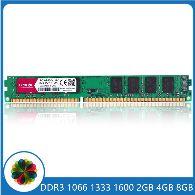 Bộ nhớ DDR3 2GB 4GB 8GB 1066mhz 1333mhz 1600MHZ DESKTOP PC3-8500U PC3-10600U PC3-12800U RAM PC Memor