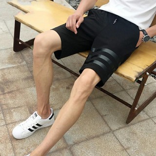Short thun 3 line in Black Unisex