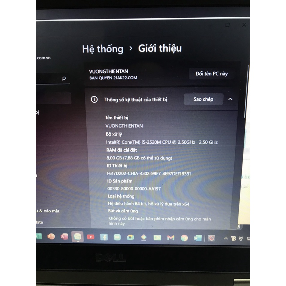 LAPTOP DELL E6420 CORE I5