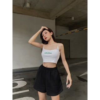 Quần short nỉ chân cua cotton cạp chun BASIC SHORT PANTS