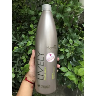 Dầu gội dưỡng tóc và giữ màu tóc nhuộm Lively Nouvelle 1000ml | New 2024