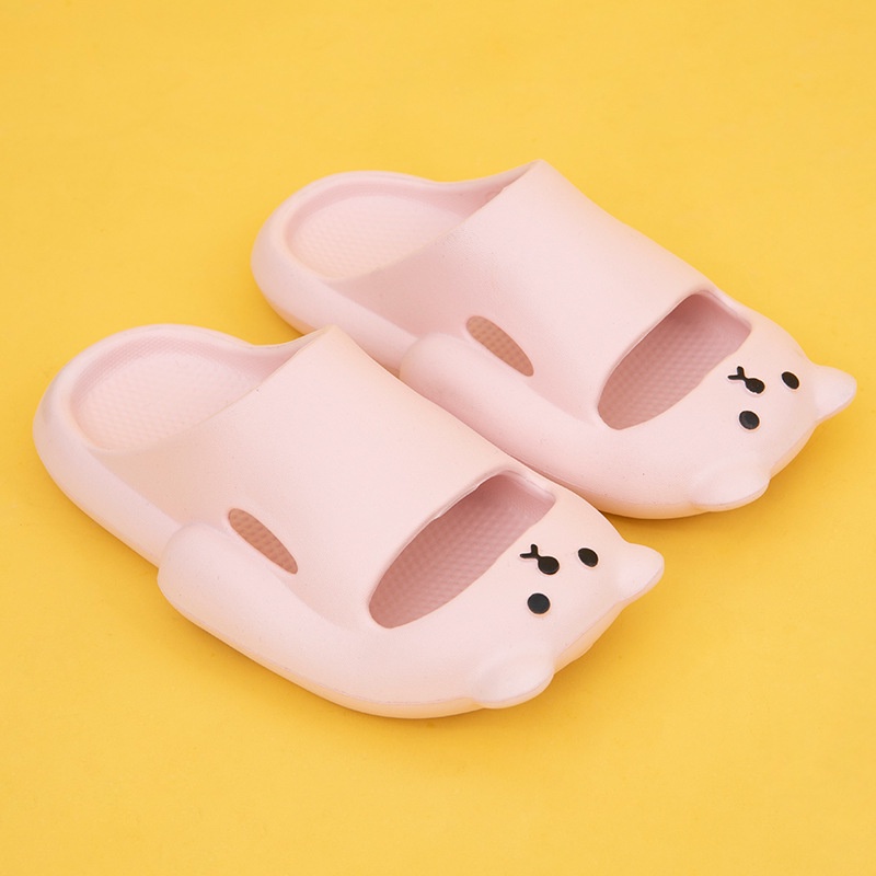 Dép Sandal Chống Va Chạm Họa Tiết Hoạt Hình Đầu Gấu Thời Trang Xuân Hè Dễ Thương Cho Bé
