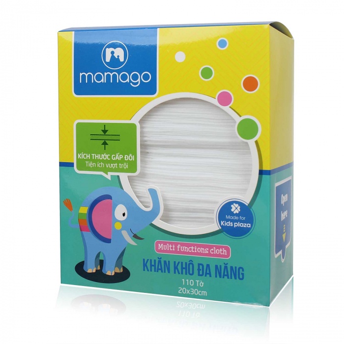 Khăn vải khô đa năng Mamago 110pcs