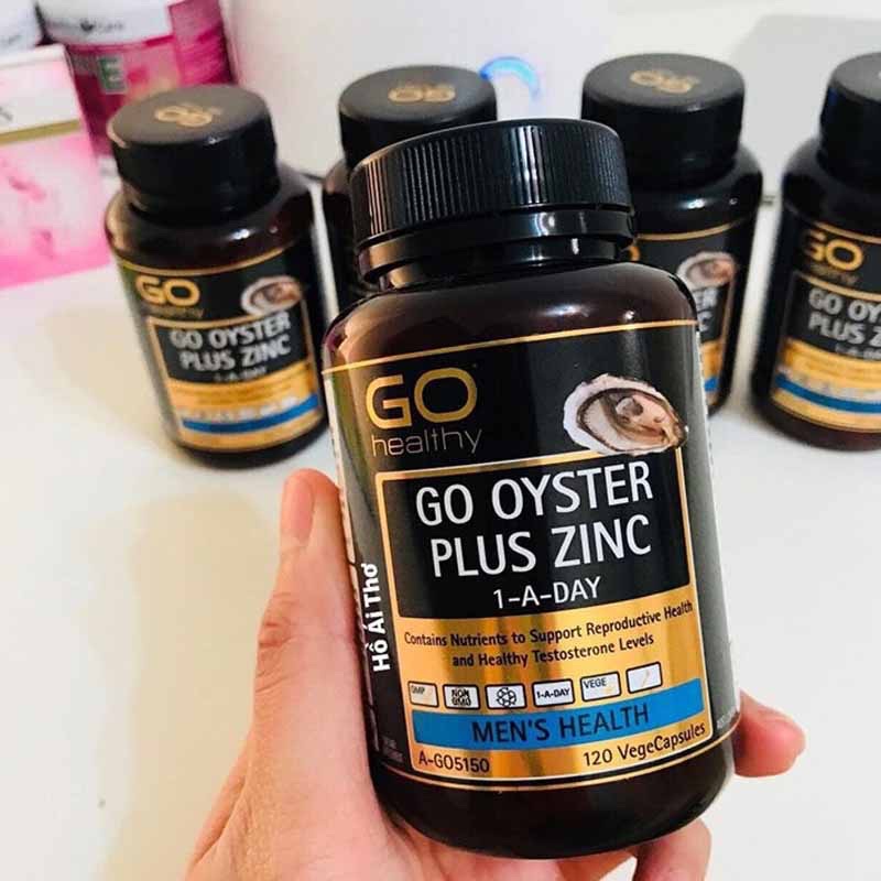 Viên uống tinh chất hàu Go Oyster Plus Zinc 1-A-DAY 120V