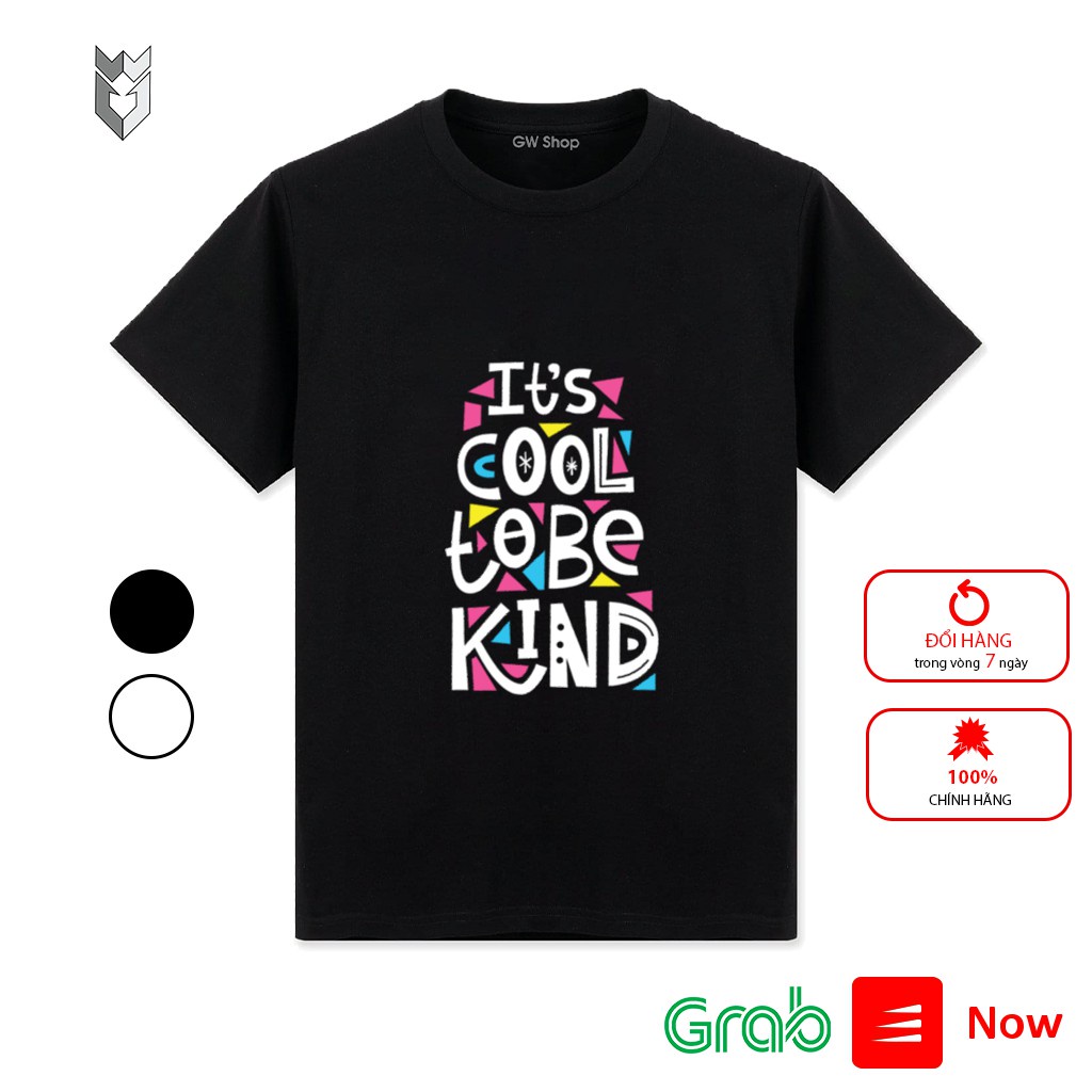 【FREE SHIP】Áo Thun nam nữ unisex in chữ Color cool, áo thun ngắn tay cotton co dãn - GW Shop
